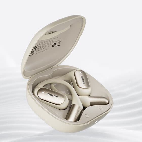 Philips TAA3719 Bluetooth-hörlurar för sport, benvit vit
