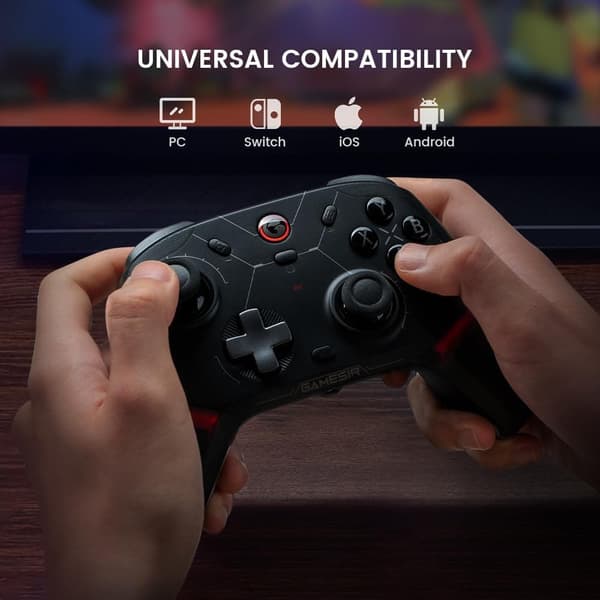 GameSir Cyclone 2 trådlös handkontroll svart svart