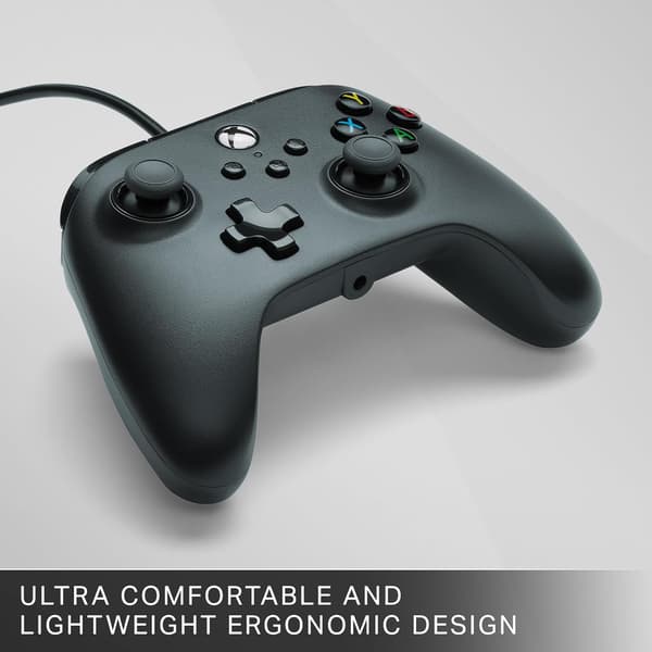 PowerA Wired Controller för Xbox Series X|S - Svart, Gamepad, Video Game Controller Fungerar med Xbox One svart