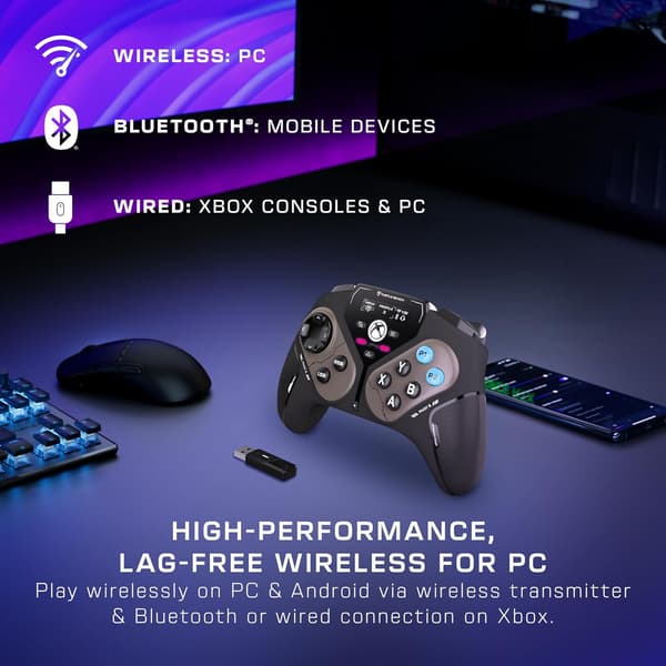 Turtle Beach Stealth Pivot Trådlös Smart Spelkontroll svart