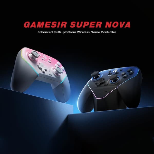 GameSir Super Nova trådlös spelkontroll för PC/Switch Blå blå