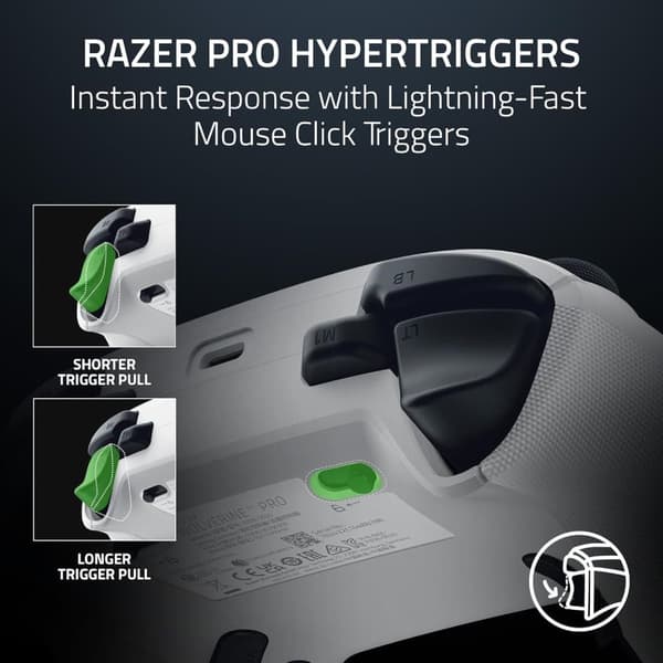 Razer Wolverine V3 Pro trådlös spelkontroll vit vit