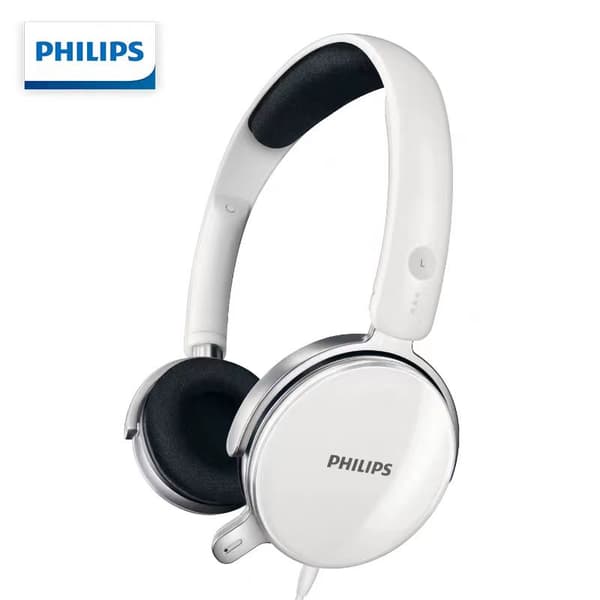 Philips SHM7110U Bluetooth-hörlurar med huvudbåge, vita vit