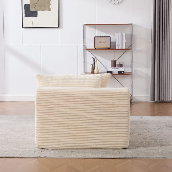 HOMAIRE modulsoffa i chenille med 30D högelastiskt skum, beige Beige