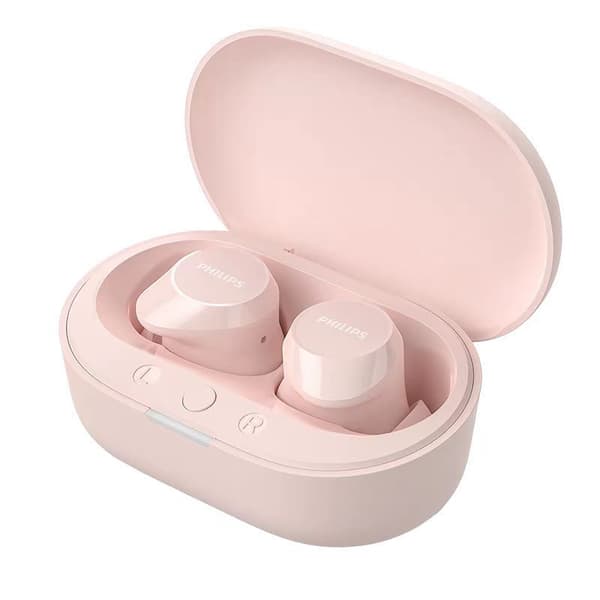 Philips TAT1209 trådlösa Bluetooth-hörlurar, rosa rosa