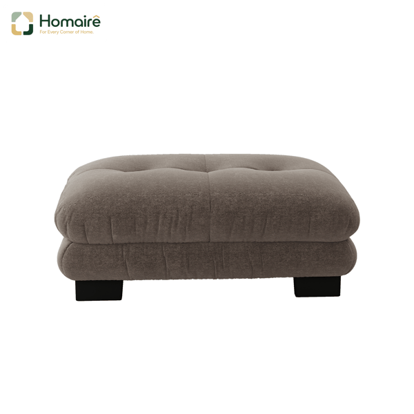 HOMAIRE Paris Ottoman - Brun Chenille Brun 112 x 68 x 52 cm