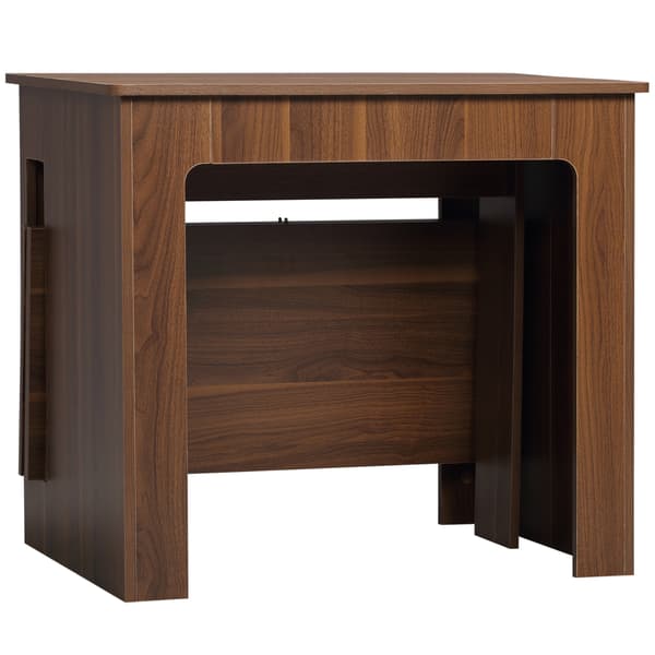 HOMAIRE utdragbart matbord 180x85x75 cm, brunt, mobil, modernt design Brun