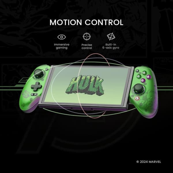 GameSir G8 Plus Bluetooth Mobil Spelkontroll Hulk Edition grön