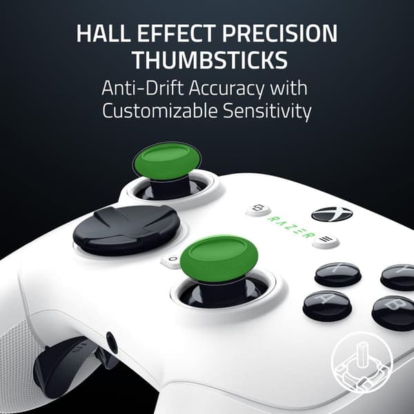 Razer Wolverine V3 Pro trådlös spelkontroll vit vit