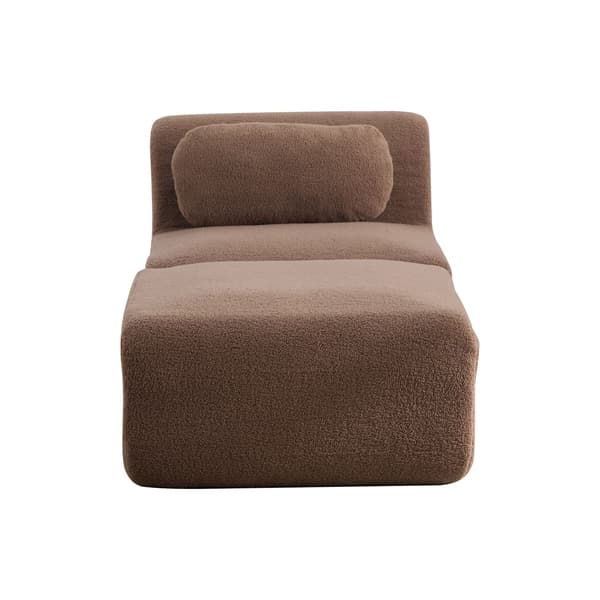 HOMAIRE D3095CD-Camel Chenille-soffa i kamelfärg Camel 79 x 177 x 71 cm