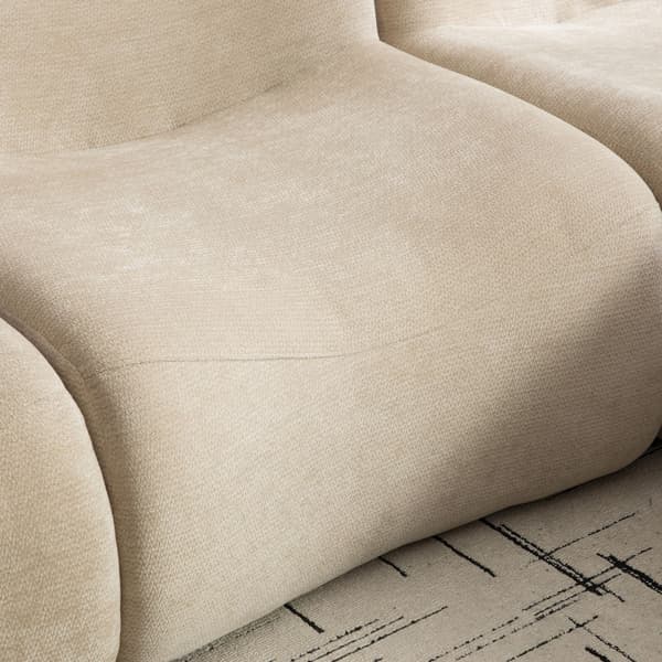 HOMAIRE modulsoffa i chenille med 30D skum, ljus khaki Light Khaki