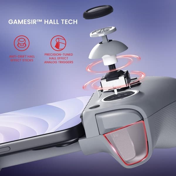 GameSir G8 Galileo Typ-C Mobil Gaming Controller för Android & iPhone grå grå