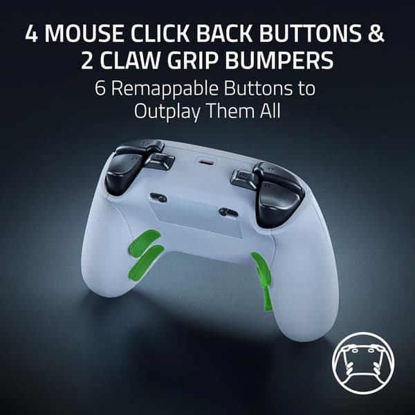Razer Wolverine V3 Pro trådlös spelkontroll vit vit