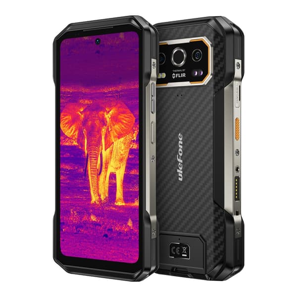 smartphone ulefone rustning 27t dubbel sim 12 / 256 GB - svart svart