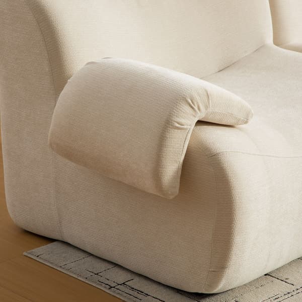 HOMAIRE modulsoffa i chenille med 30D högelastiskt skum, beige Beige
