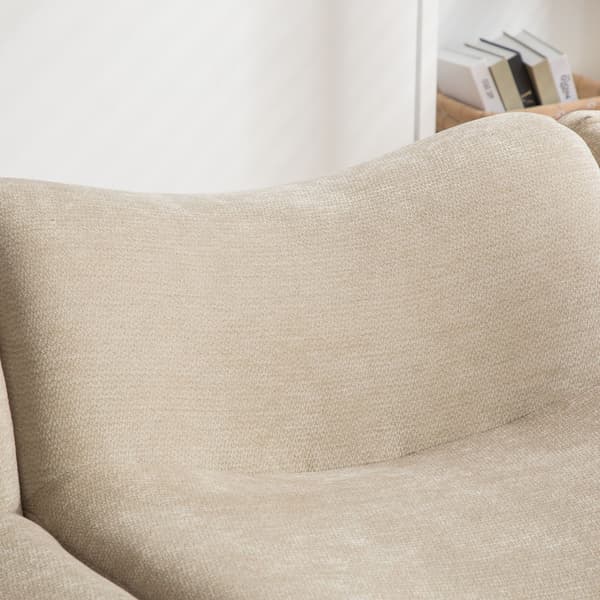 HOMAIRE modulsoffa i chenille med 30D skum, ljus khaki Light Khaki