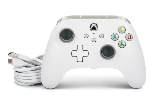 PowerA Wired Controller för Xbox Series X|S - Vit, gamepad, videospel / spelkontroll, fungerar med Xbox One vit