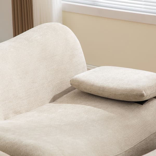 HOMAIRE modulsoffa i chenille med 30D skum, ljus khaki Light Khaki