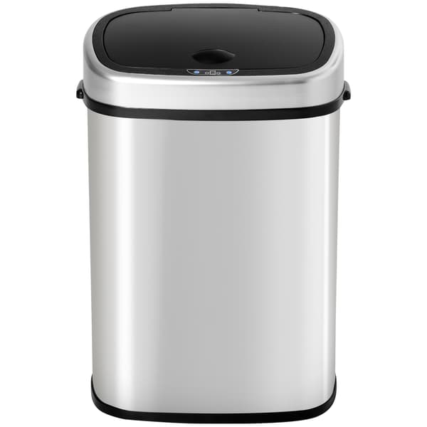 HOMAIRE Automatiskt sensoravfallskärl 48L i rostfritt stål, silver Silver