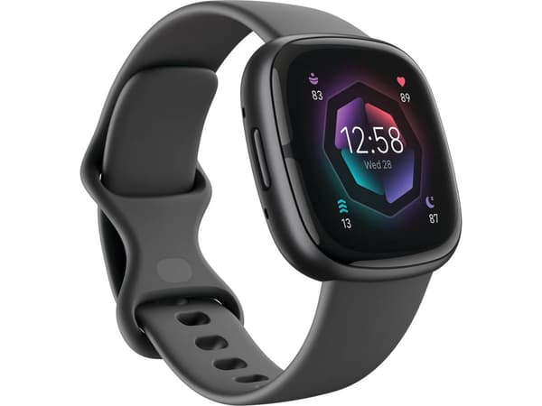 FITBIT Sense 2 Smartklocka (Bluetooth - 6 dagars batteritid - Svart)