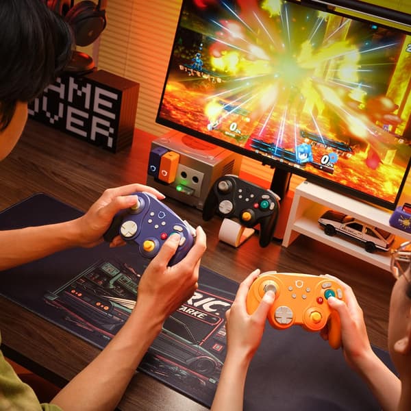 NYXI Warrior GameCube Trådlös Switch Pro Kontroll orange orange