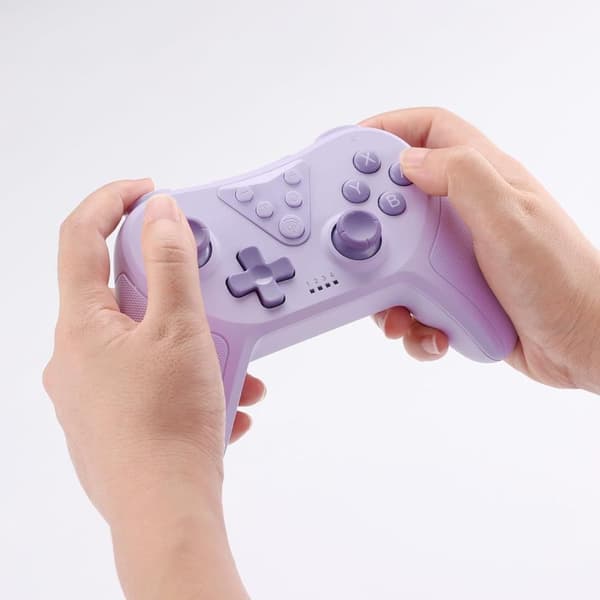 EasySMX T37 trådlös switchkontroll för switch lila lila
