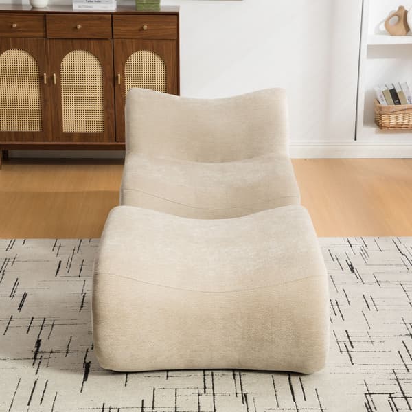 HOMAIRE modulsoffa i chenille med 30D skum, ljus khaki Light Khaki