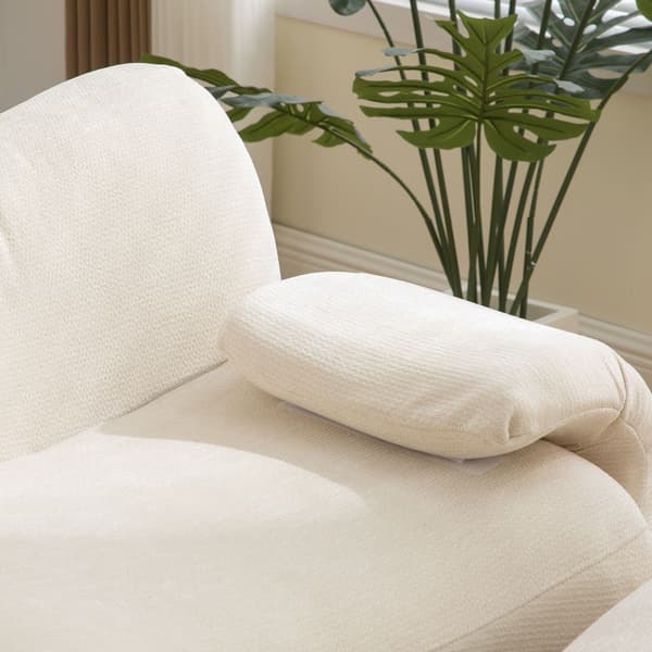 HOMAIRE modulsoffa i chenille med 30D högelastiskt skum, beige Beige