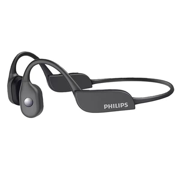 Philips TAA3609 Benledande Bluetooth-hörlurar för träning, mörkgrå svart