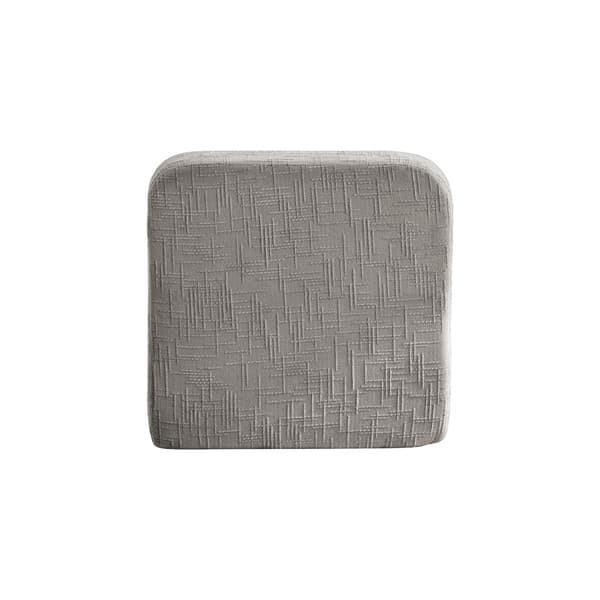 HOMAIRE modulär kompressionssoffa i chenille, fylld med 30D högelastiskt skum, grå Grå 76.5 x 182.5 x 73 cm
