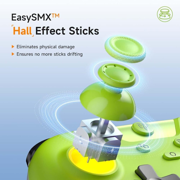 EasySMX X05 Trådlös Spelkontroll grön grön