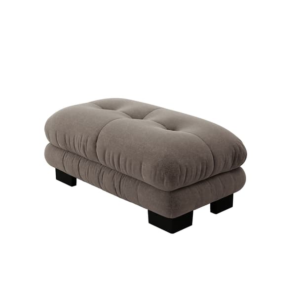 HOMAIRE Paris Ottoman - Brun Chenille Brun 112 x 68 x 52 cm