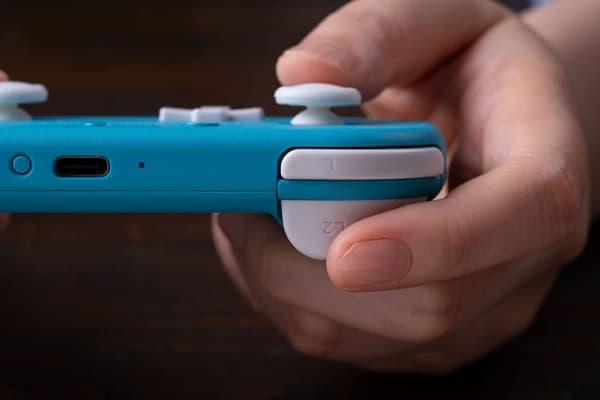 8Bitdo Lite 2 Bluetooth Gamepad för Switch, Switch Lite, Android, Blå blå