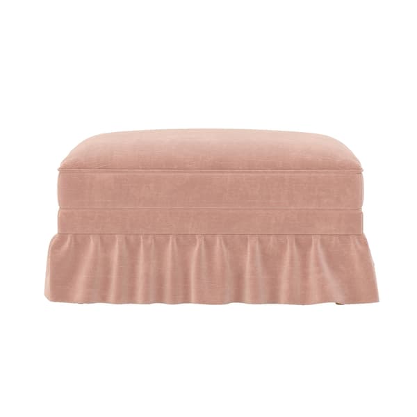 HOMAIRE Windsor Hocker Chenille Rosa Rosa 90 x 56.5 x 49 cm