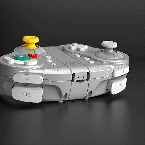 NYXI Wizard Gamecube Switch Trådlös Kontroll grå grå