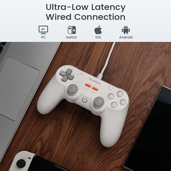 GameSir Tegenaria Lite Trådbunden Spelkontroll För Switch vit vit