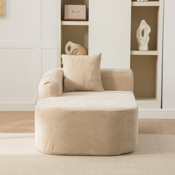 HOMAIRE modulsoffa i chenille med 30D skum, ljus khaki Light Khaki