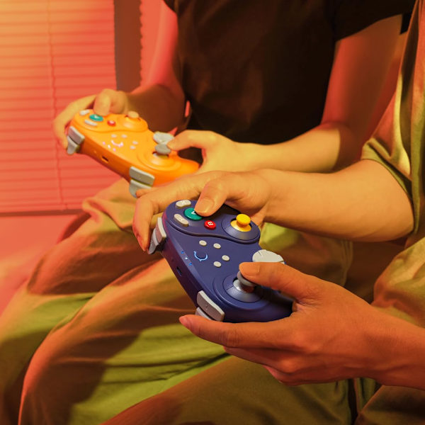 NYXI Warrior GameCube Trådlös Switch Pro Kontroll orange orange