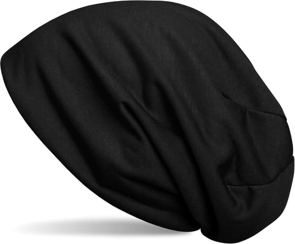 Reversible Beanie in Solid Colors, Soft Beanie, Lightweight and Soft