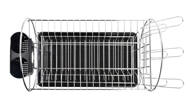 BASIC KITCHEN To-etasjes oppvaskstativ 51x23,5x36,5 cm, krom og svart