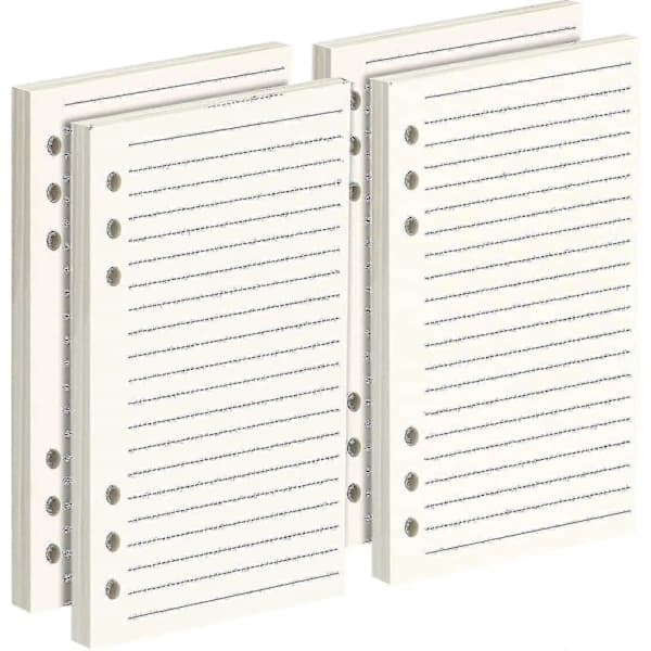 2-pack A6 Lined Paper Refill For Filofax Personal Planner -gt