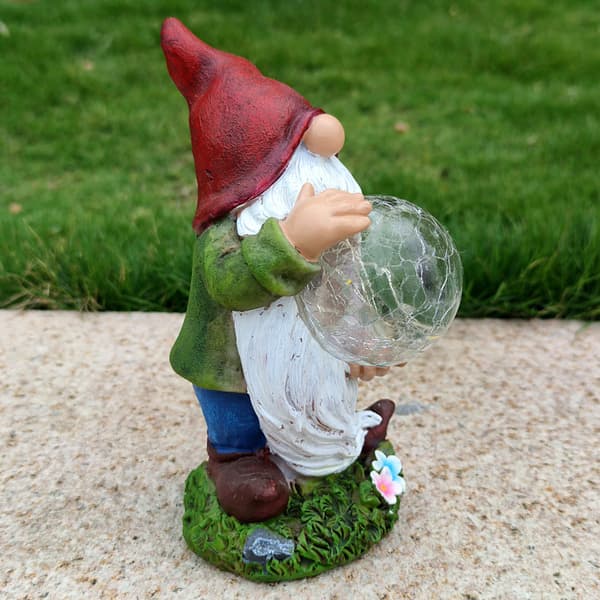 Havetomte Havetomte Figur Sjov Flocket Tomte med