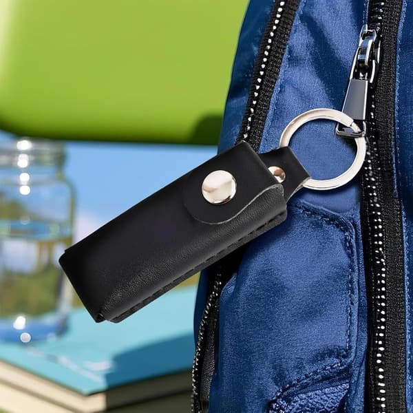 USB-port Anti-tab kortholder sort - Schwarz