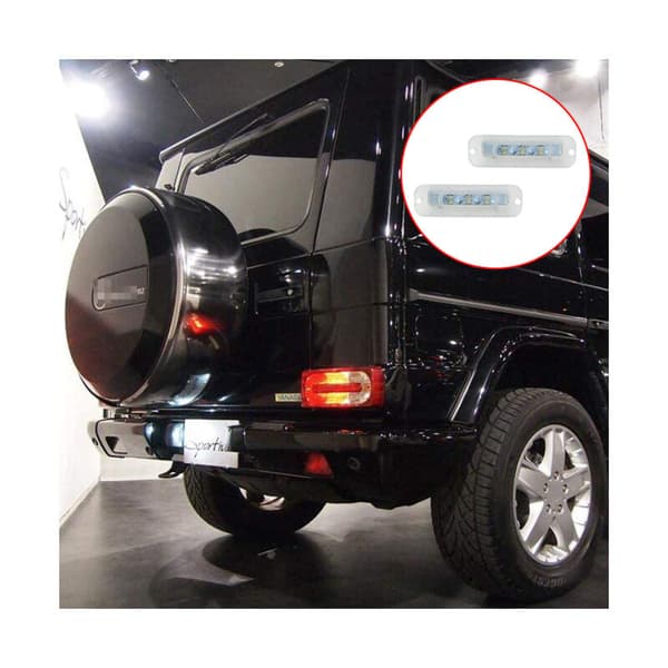 LED-lamper til nummerplade - W463 G500 G550 G55