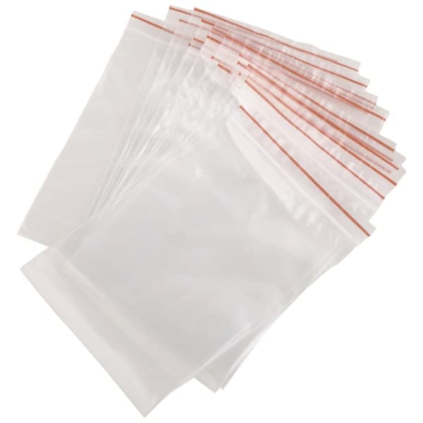 100-pack - 6x9cm Ziplock / Blixtlåspåsar / Zip Lock Påsar Transparenta 6x9cm 6x9cm