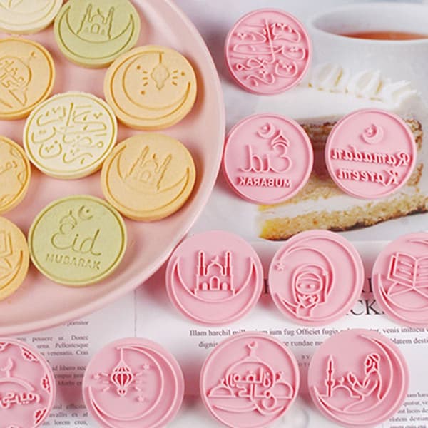 10 stk/sæt Eid Mubarak Kageforme Ramadan Mubarak Cookieforme