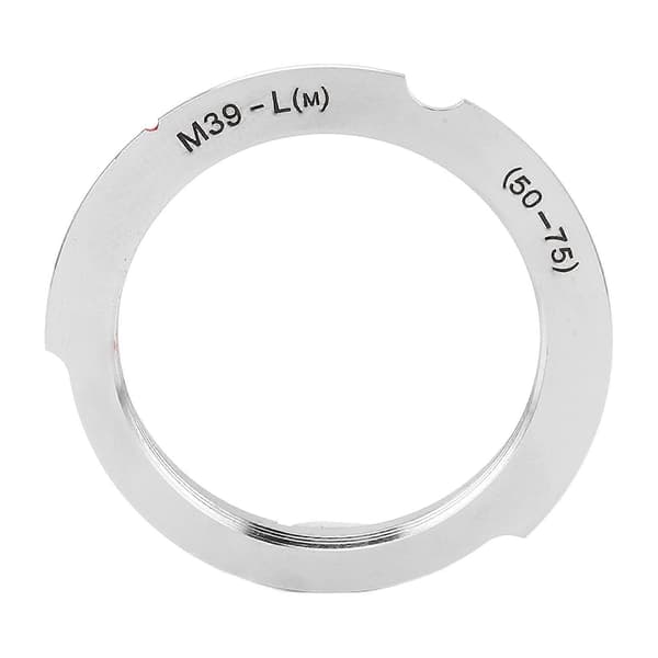 M39LM Linsadapterring Aluminiumlegering Högprecision Linsadapterfäste för Leica M39 LSM LTM 50mm 75mm Objektiv