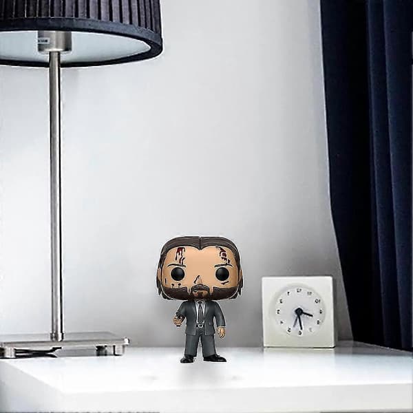 PVC-kodinsisustus John Wick -leluhahmo elokuvafaneille