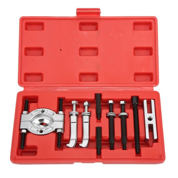 9pcs Bearing Separator Puller Kit Portable Bearing Removal Tool Metal Bearing Splitter