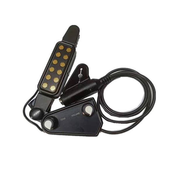 12-hulls gitarpickup med svinger, 3 m kabel og 6,35 mm jack